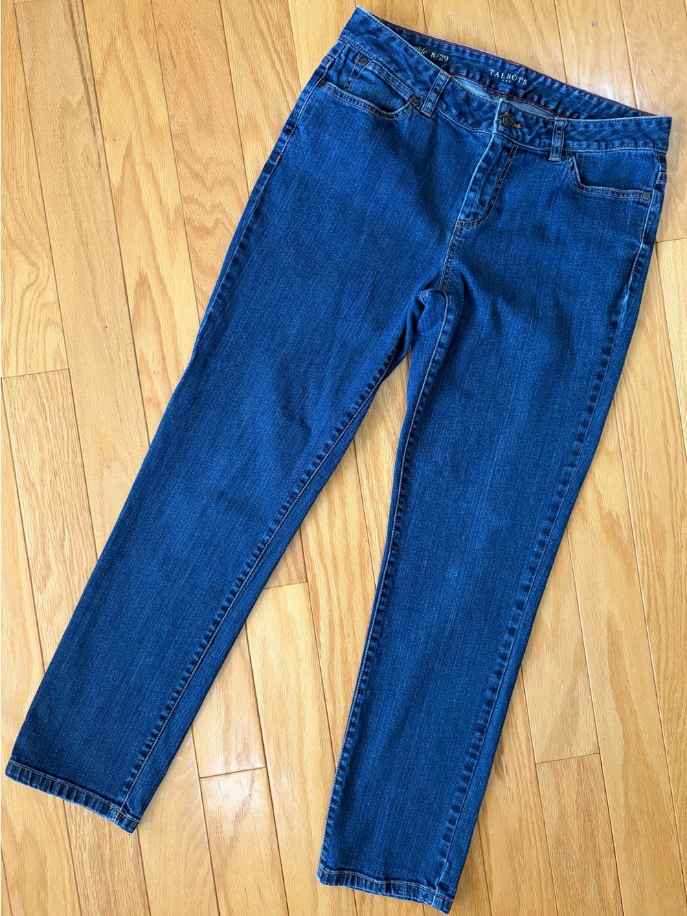Talbots Signature Ankle Blue Jeans Sz 8